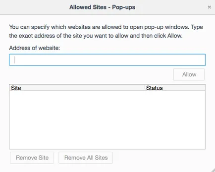 Beállítások pop-up blokkoló kivételek és problémamegoldás, hogyan, támogatja a Mozilla (problémák) Beállítások pop-up blokkoló kivételek és problémamegoldás, hogyan, mozilla támogatás