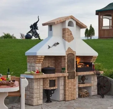 Sütő BBQ Kazan poryadovkoy egyszerű modellek és minták grillezőt (egyszerű) Sütő BBQ Kazan poryadovkoy egyszerű modellek és projektek komplexek grill