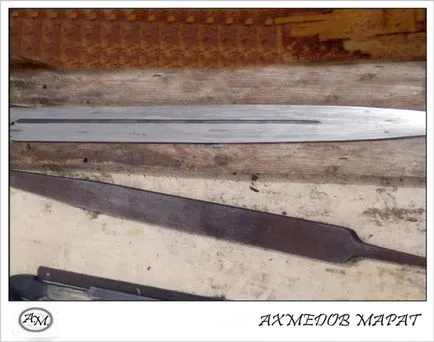 Személyes oldal - termelés hagyományos kaukázusi tőr 1. rész penge (blade) Személyes oldal - termelés hagyományos kaukázusi pengét 1. rész