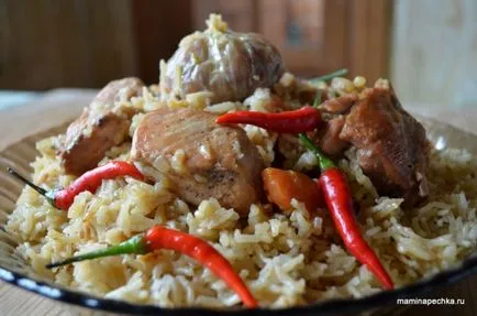 Csirke Pilaf - klasszikus házi recept (babérlevél, szegfűbors, borsó) Csirke Pilaf - klasszikus házi recept