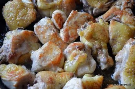 Csirke Pilaf - klasszikus recept a home (otthon) Csirke Pilaf - klasszikus házi recept