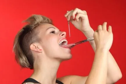 Nyelv piercing előnyei és hátrányai