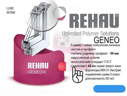 Rehau műanyag ablakok (Rehau) (műanyag) Műanyag ablakok REHAU (Rehau)