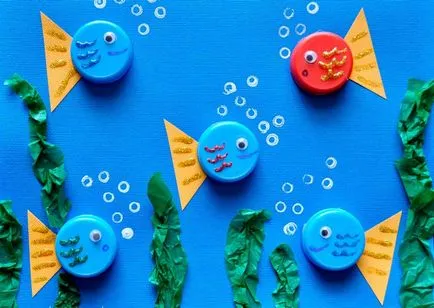 Crafts a dugók a műanyag palackok (műanyag) Készítmények csövek műanyag palackok