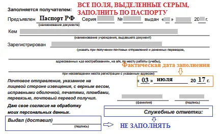 Hogyan kell kitölteni egy értesítést telek
