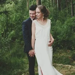 Egy szabadtéri esküvő romantika és Christina