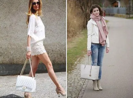 Alatt milyen ruhát viselni táskák különböző színekben (50 fotó)