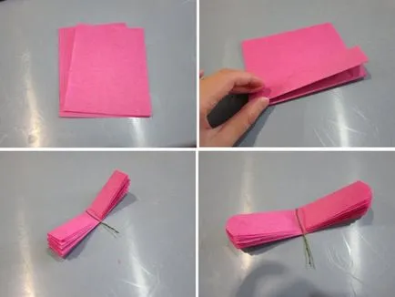 Függő dekoráció és fényes árnyalattal kapura pompoms papírból saját kezűleg