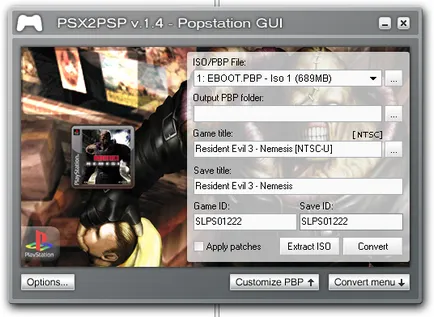 Popstation - konvertáló PSX játékok psp formátumban - szoftver, firmware, játékok és témák Sony PSP (popstation) Popstation - konvertáló PSX játékok psp formátumban - szoftver, firmware, játékok és témák Sony PSP