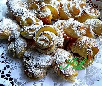 Milyen hőmérsékleten sütjük leveles tészta (kelt tésztából) Milyen hőmérsékleten sütjük leveles tészta