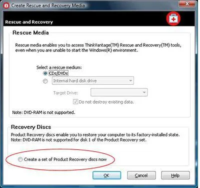 Program Recovery Windows 7