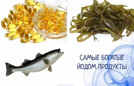 Tartalmazó termékek és jódgazdag (termék) Tartalmazó termékek és gazdag jód