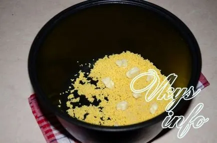 Millet kifáraszt a víz multivarka recept egy fotó