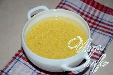 Millet kifáraszt a víz multivarka recept egy fotó