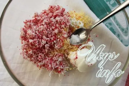 Raffaello rák ragaszkodik recept egy fotó