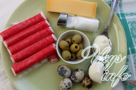 Raffaello rák ragaszkodik recept egy fotó