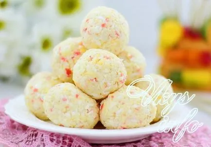 Raffaello rák ragaszkodik recept egy fotó