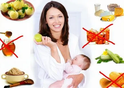 Diet szoptató anya engedélyezett és tiltott ételek (étrend) Diet szoptató anya engedélyezett és tiltott ételek