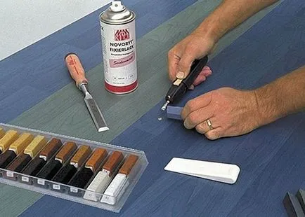 Javítás saját kezébe laminált típusú sérülések, gondozó laminált