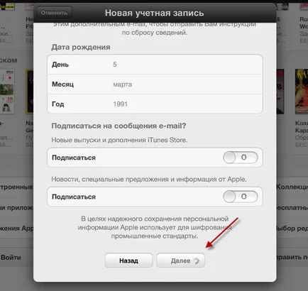 Regisztráció Apple ID Apple ID szeretne regisztrálni
