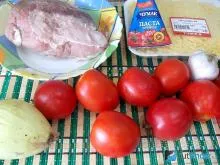 Recept sült paradicsommal töltött hús