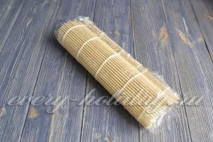 Rolls nélkül nori otthon, a recept egy fotó (tekercs) Rolls nélkül nori otthon, a recept egy fotó