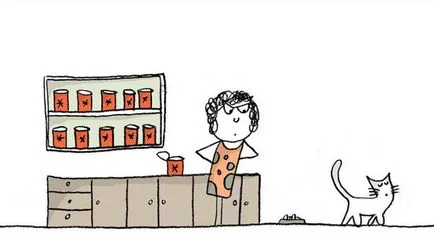 Rajzok, utasítások, hogyan lesz egy macska életben