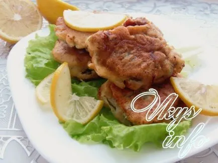 Hal a tésztát egy lépésről lépésre recept fotók