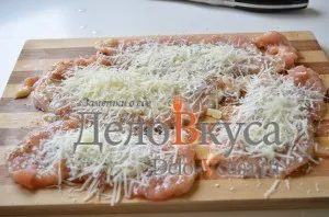Tekercs csirke bacon