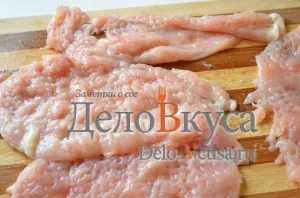 Tekercs csirke bacon