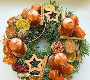 Karácsonyi koszorú - adventi koszorú
