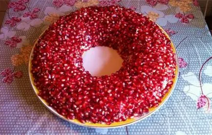 Saláta - gránát karkötő - csirke recept gombával, sajttal és aszalt szilvával (karkötő) Saláta - gránát karkötő - csirke recept gombával, sajttal és aszalt szilvával