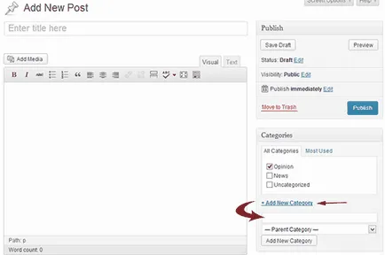 Kategóriák wordpress - milyen kategóriák kategóriák