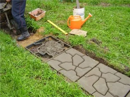 Járdák telken, hogyan kell kiválasztani az anyagot kerti utak, (helyes) Kerti utak a kertben, hogyan kell kiválasztani a megfelelő anyag a kerti utak,