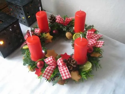 Karácsonyi koszorú - adventi koszorú
