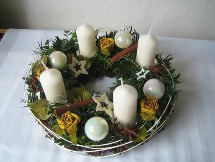 Karácsonyi koszorú - adventi koszorú