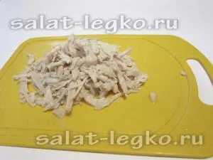 Csirke saláta ananász és recept (a kukorica csirke ananász) Csirke saláta ananász és a kukorica recept