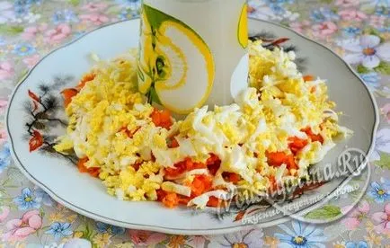 Saláta - gránát karkötő - csirke recept gombával, sajttal és aszalt szilvával (recept) Saláta - gránát karkötő - csirke recept gombával, sajttal és aszalt szilvával