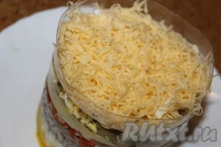 Saláta csirkemáj és ecetes uborka - recept fotókkal