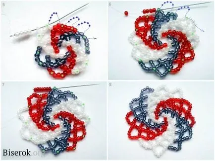 Szalvéták bead mesterkurzus kezdőknek diagramok, fotók és videók