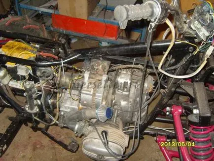 Házi Quadrics motorkerékpár ural