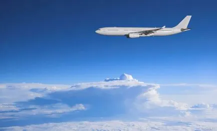 Plane az égen fotó
