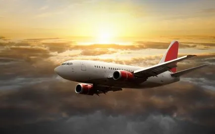 Plane az égen fotó