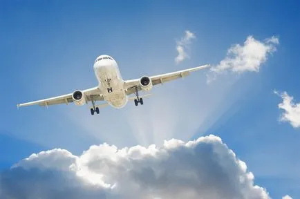 Plane az égen fotó