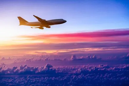 Plane az égen fotó