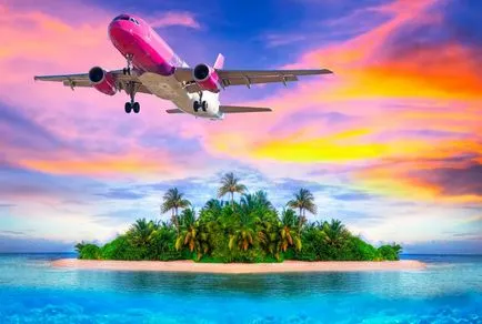 Plane az égen fotó