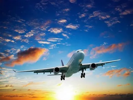 Plane az égen fotó