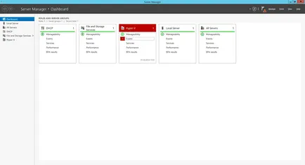 Server Manager a Windows Server 2012 R2