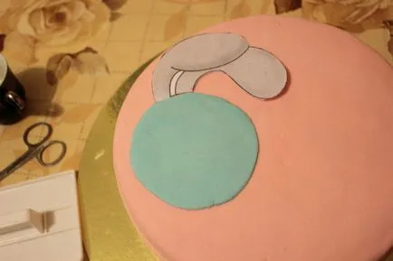 DIY dekoráció gyermek torta