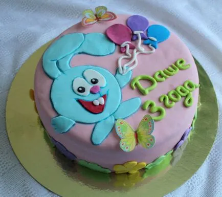 DIY dekoráció gyermek torta